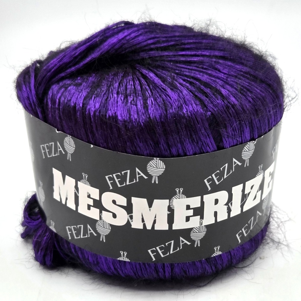 Feza Mesmerize Crochet Thread Deep Purple Made in Turkey